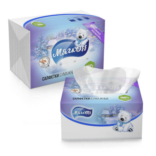 Саратов — Салфетки «Мягкоff» белые оптом.