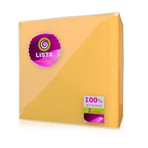 Саратов — Салфетки «Lista DELUXE» интенсив желтые оптом.