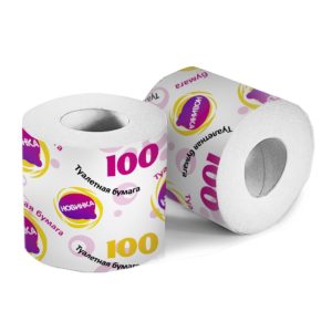 Саратов — Туалетная бумага  «Новинка 100» со втулкой оптом.